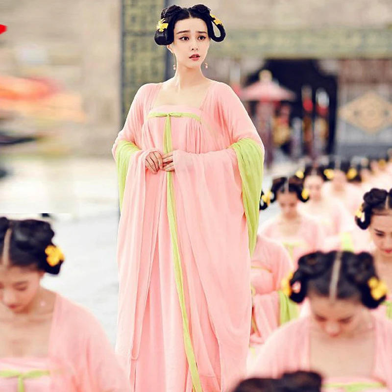 Hanfu Женский костюм феи в китайском стиле Модный Улучшенный принцесса элегантная