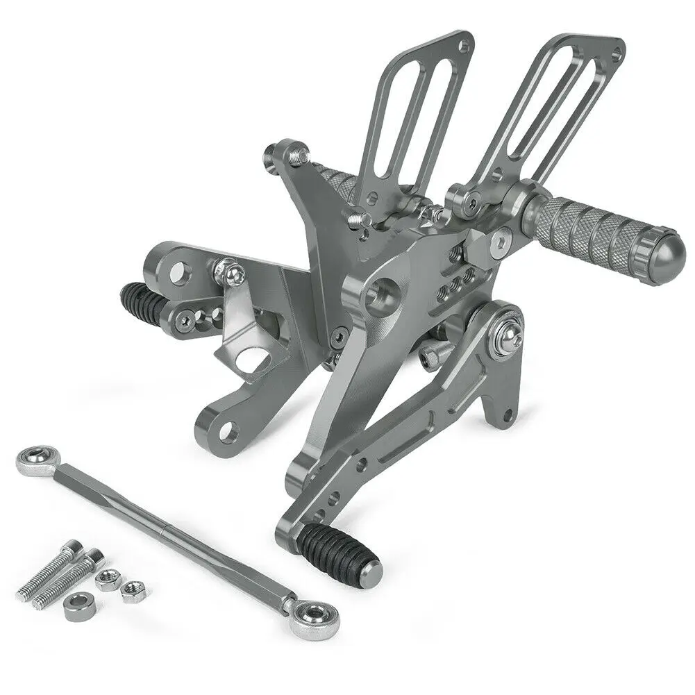 CNC регулируемые Подножки Rearset педали задние наборы колышки для Kawasaki Ninja 400 Ninja 250- аксессуары для мотоциклов