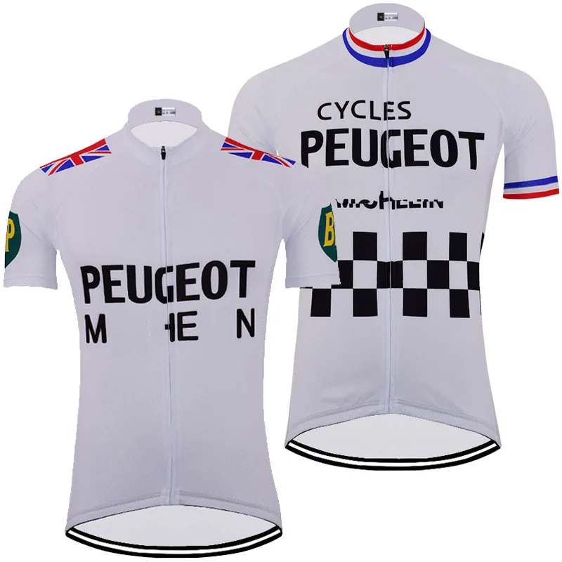 NEW white shirt cycling jersey short sleeve United Kingdom racing road bike wear France clothing Ciclismo Quick Dry | Велотовары