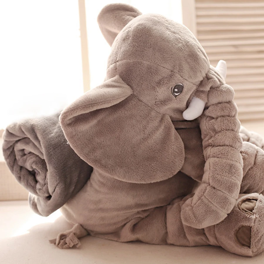 Baby Elephant Plush Toy Pillows Large Stuffed Animals Soft Toys Pillow Animal Brinquedos Children For Girls 80A0013 | Игрушки и хобби