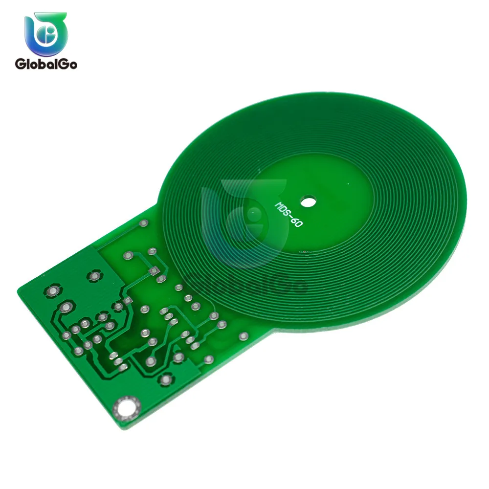 Not Battery Case DC 3V-5V 60mm Metal Detector Electronic Non-contact Sensor Board Module AA Battery Case Diy Tool - Цвет: Not Battery Case