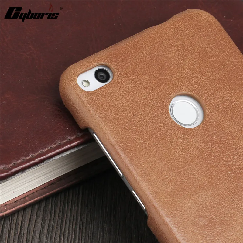 

CYBORIS Cases For Huawei Nova Lite 5.2"vintage scrub Genuine leather Phone Cover For Huawei P10 Lite Protective Back Case