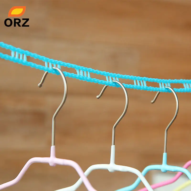 ORZ 5 м длина одежды вешалки для сушки на открытом воздухе противоскользящие