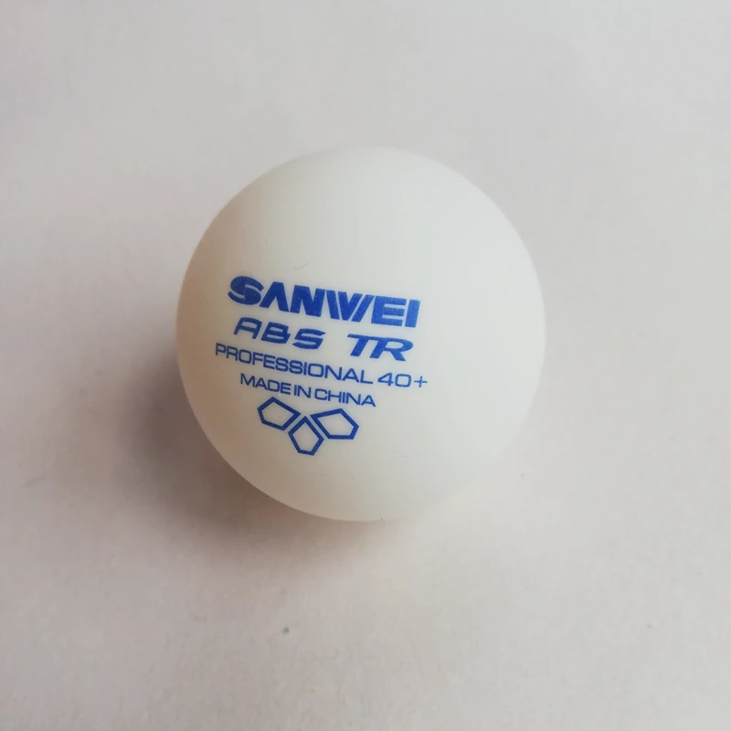 100 мячей SANWEI 3 звезды ABS 40 + 2019 Новый мяч для настольного тенниса ITTF утвержденный