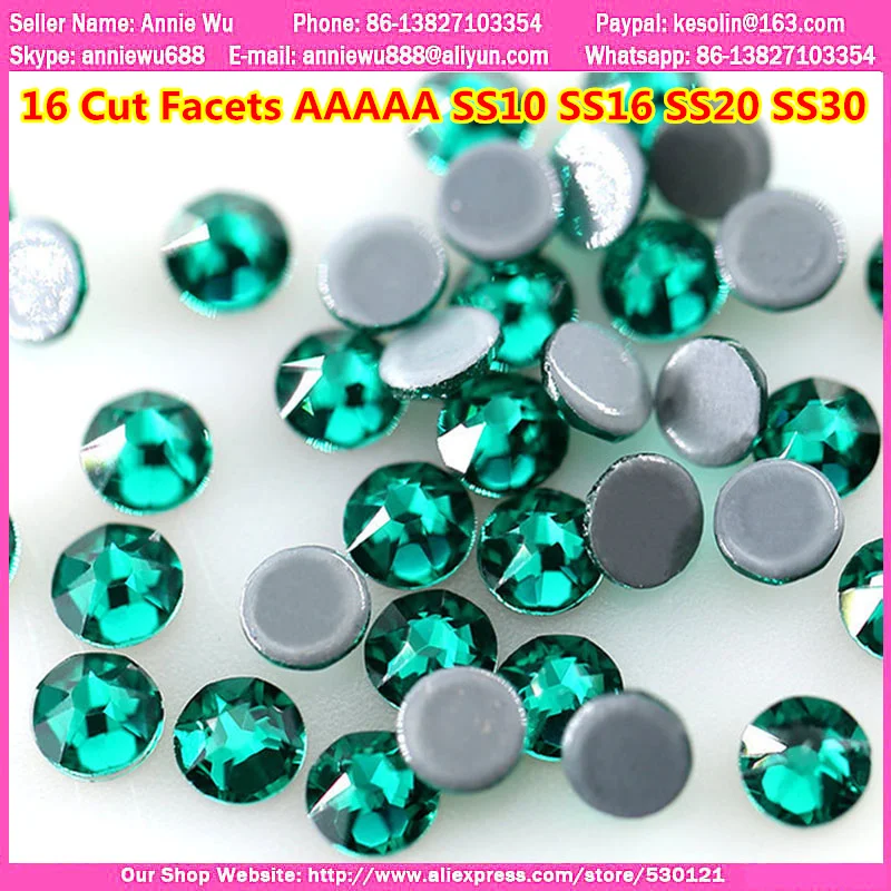 

Deep Green AAAAA Level16 граней 2088 Горячая фиксация хрустальные стразы стекло горячей фиксации страз камень кристаллы железа на телефон Обувь Одежда