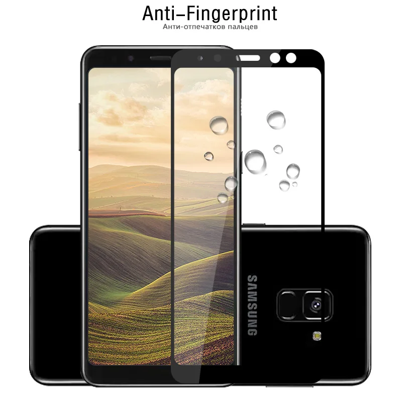 Полный закругленный протектор экрана для Samsung Galaxy A8 2018 A820 ультратонкий защитный