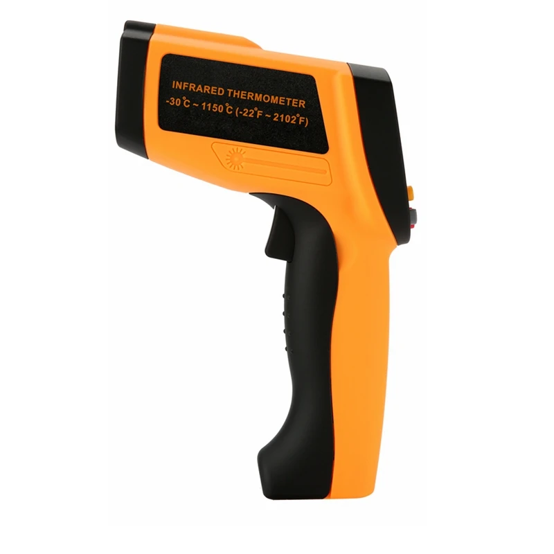 

20:1 Infrared Thermometer 1150C or 2102F Professional Non-contact Industrial Pyrometer IR Temperature Meter 0.1~1EM GM1150