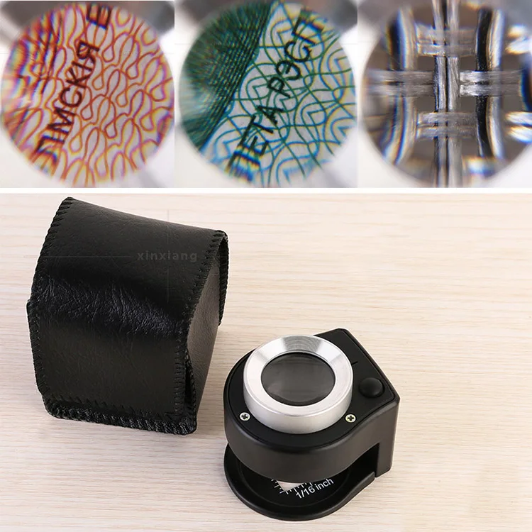 6 светодиодный металлический для Складывания Белья тестер Лупа увеличительное