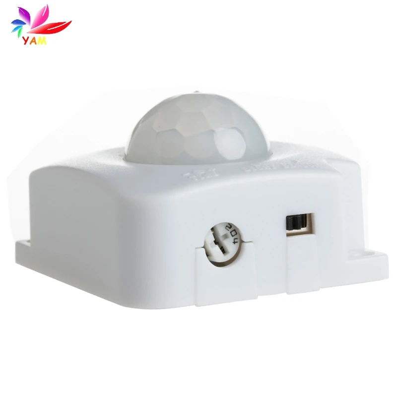 Автоматический Инфракрасный датчик переключатель PIR детектор движения тела DC 12 V