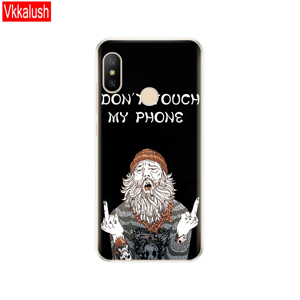 80097 Силиконовый чехол для телефона для Xiaomi mi A2 LITE, чехол с полной защитой, мягкая задняя крышка из ТПУ, чехол для телефона для Xio mi A2 LITE, бампер, чехол - Цвет: 80097