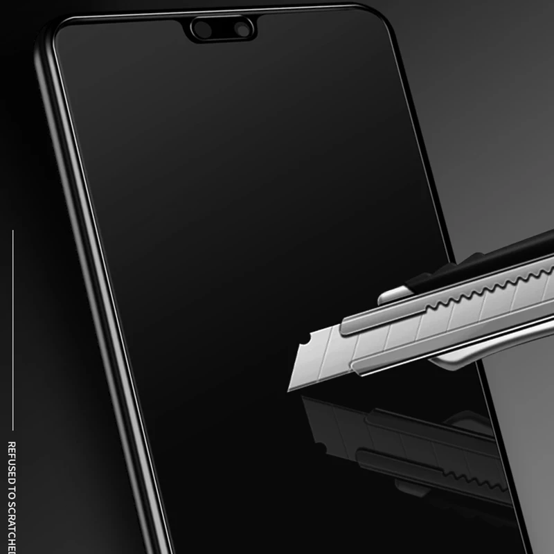 Черное антишпионское закаленное стекло JGKK для Huawei P20 Lite Pro Защита экрана