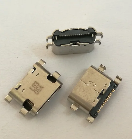 50 шт. мини-разъем типа C micro usb для ZTE C2016 W2016 ZMAX Pro Z981 сменный порт зарядки док-разъем