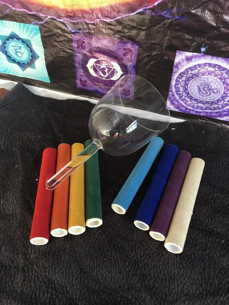 4 шт й Восьмиугольные прозрачные поющие чаши с идеальным шагом F G A B 440 Гц или 432