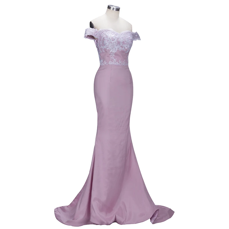 [На заказ] Очаровательная розовая Кружевная аппликация 2019 Русалка Длинные