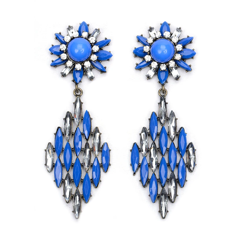 Новое поступление Лидер продаж 2016 года Серьги женские модные неоновые Shourouk