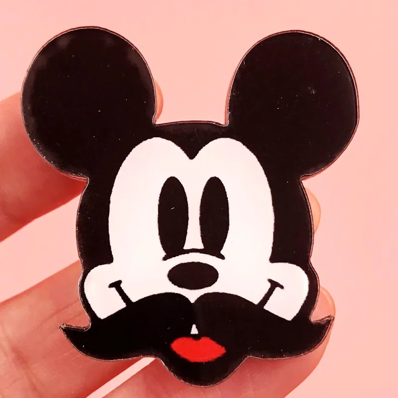 Оптoвaя прoдaжa 5 шт./компл. с Микки Маусом Минни Значки для Рюкзак Kawaii акриловый значки, одежд значки на рюкзака брошь на булавке значок