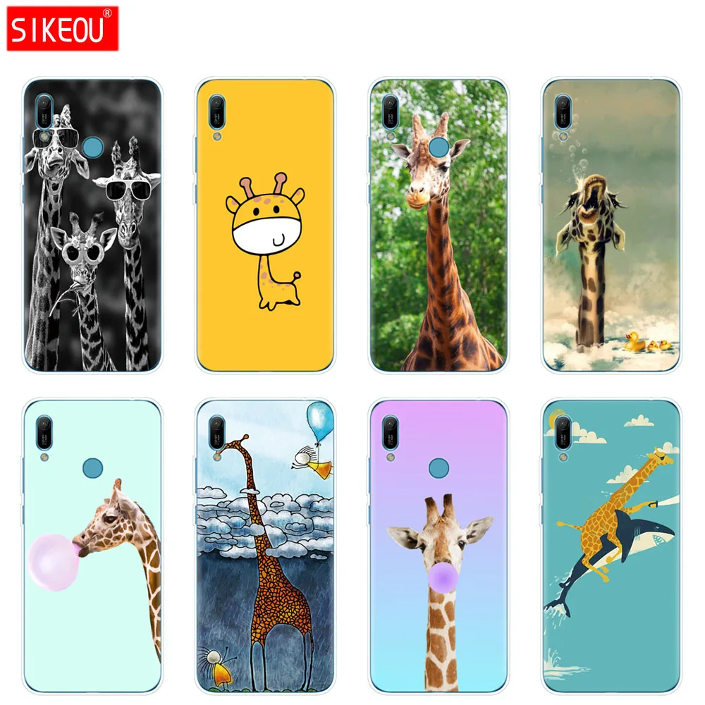 Чехол для Huawei Honor 8A PRO 8C 8X 10 i play чехол накладка huawei Y5 Y6 Y7 Y9 2019 pro Prime giraffes с милыми