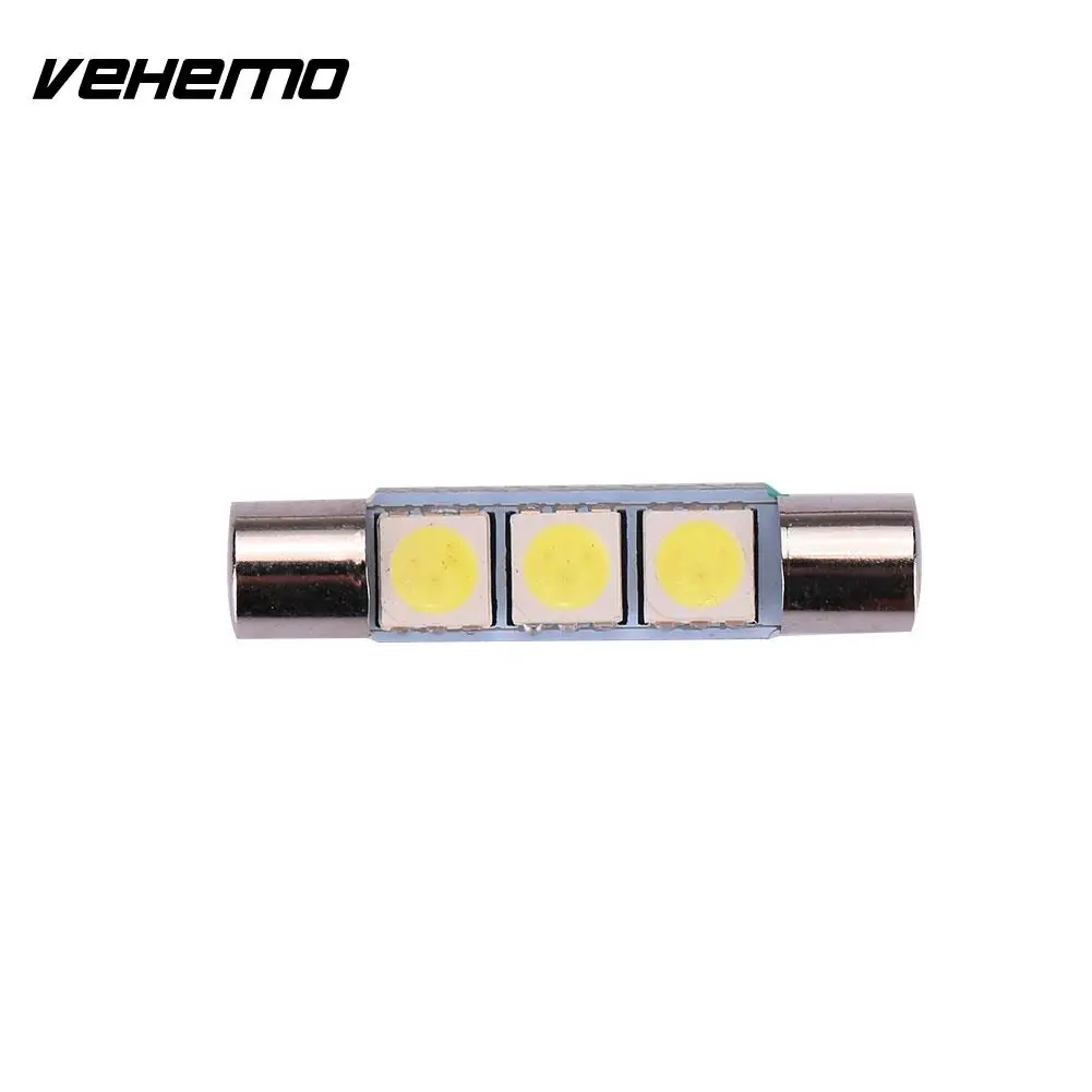 Vehemo LED Автомобильный сигнальный фонарь для чтения 31 мм 5050 3SMD Лампа DC 12V прочный |