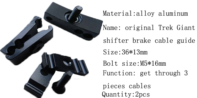 2pc cable hose guide MTB горный велосипед C U S зажим наконечники derailluer переключатель внутренняя линия Регулировка тормоза внешний кабель направляющий дорожный велосипед Внутренний кабель велосипедная часть - Цвет: 2pc cable hose guide