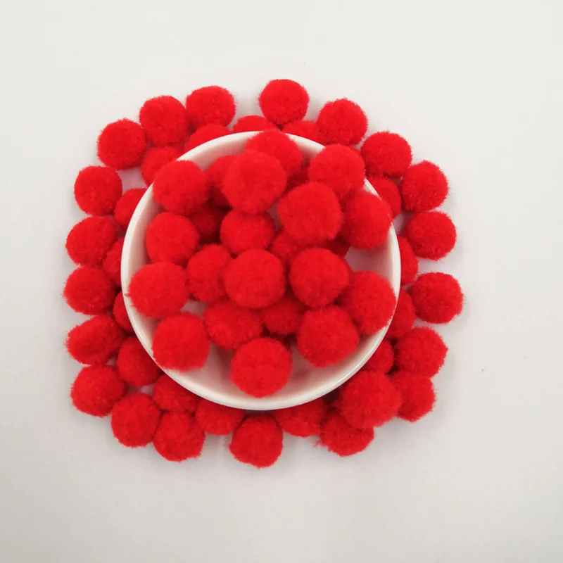 В переменного тока, 50-500 шт. 10/15/20/25/30 мм Мини пышная Нижняя Pom Poms помпонами ручной работы для детей игрушки Сделай Сам товары для шитья и рукоделия