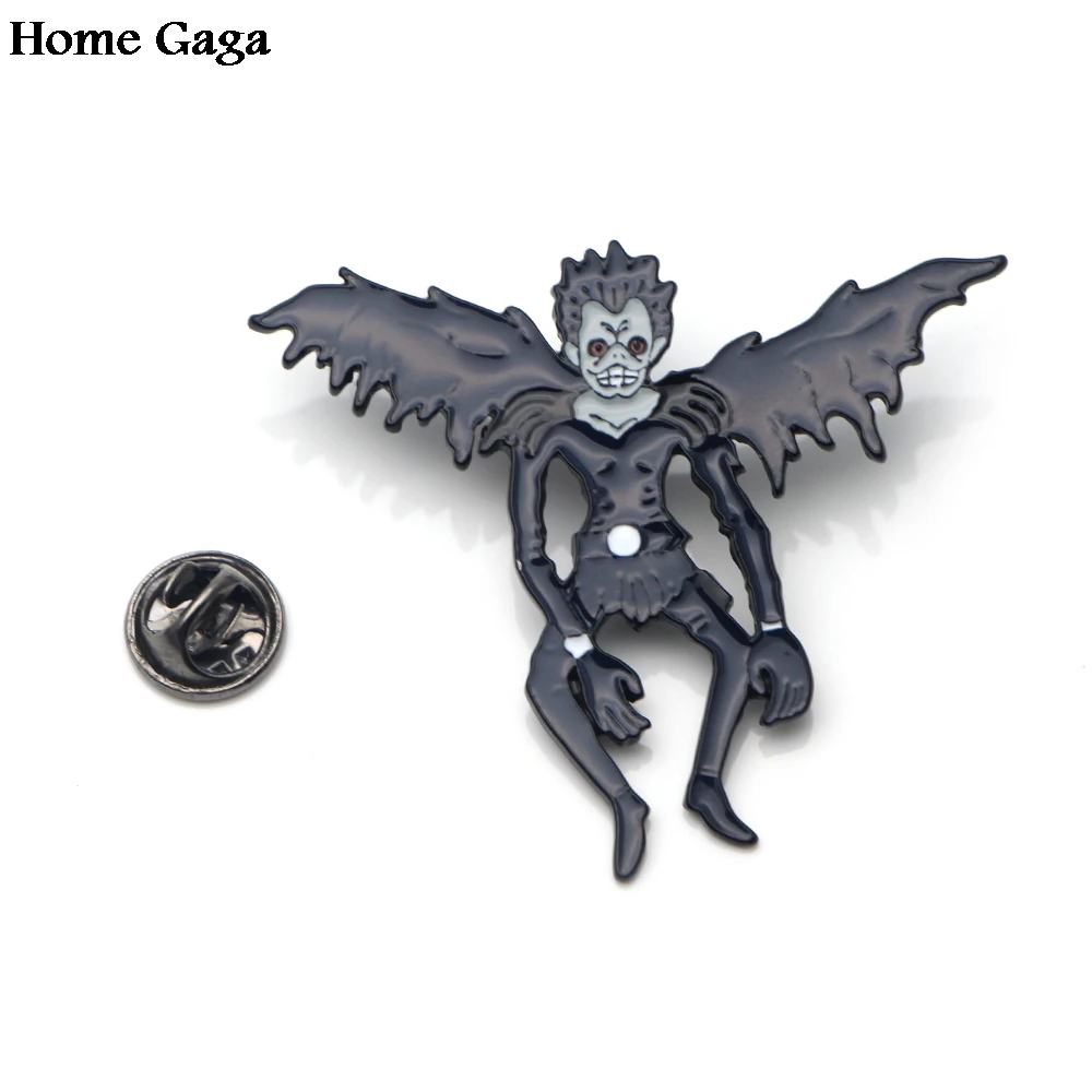 Homegaga эмалированная брошь из фильма Death Note металлическая цинковая модная
