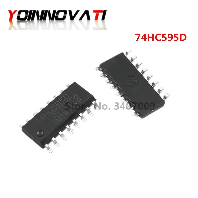 Новинка 20 шт./лот 74HC595 74HC595D SN74HC595 SN74HC595D SMD IC SOP-14 | Обустройство дома