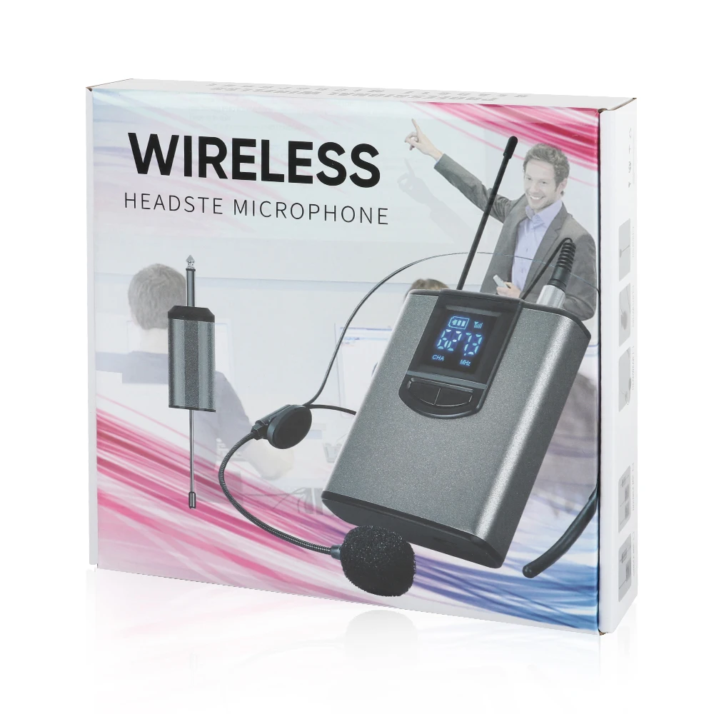 Беспроводная система SP UHF с микрофоном/петличным нагрудным микрофоном