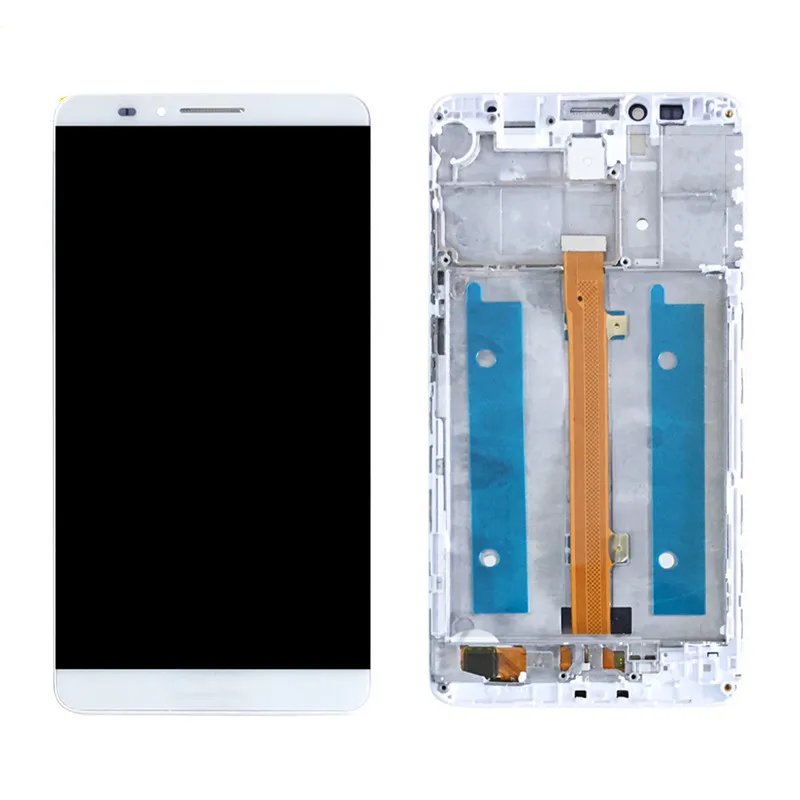 ЖК дисплей для HUAWEI Mate 7 дигитайзер сенсорного экрана в сборе с рамкой сменный
