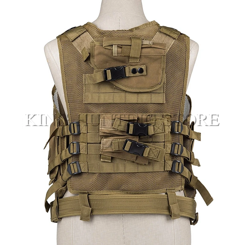 Жилет в Военном Стиле MOLLE страйкбол боевой пистолет жилет для охоты на открытом воздухе тренировочный мужской жилет защитный Экипировка для мужчин t