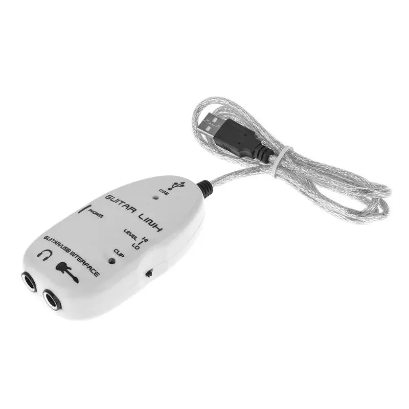 Звуковая карта для аудиопроигрывателя с гитарой на USB адаптер записи музыки ПК/Mac