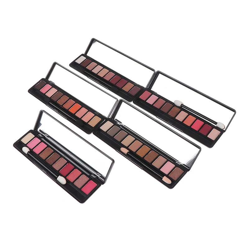Lameila 10 Color Eyeshadow Palette Matte Tray Eye Makeup supplies |