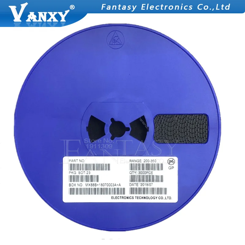 3000 шт. BSS84 BSS138 BC857B BC856B BC847B BC817 40 BC807 25 BAV99 BAV70 BAT54 СОТ 23 PD J1 3F 3B 1F 6C 5B A7 A4 SOT23|Интегральные
