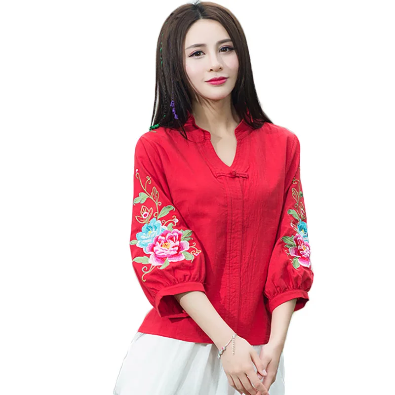 Летняя футболка Женская Harajuku Цветочная вышивка Camisetas Mujer Футболка Camisa Feminina топы