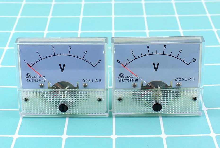 Вольтметр 85C1 V DC указатель настольный вольтметр серии 1 2V 3V 5V 10V 15V 20V 30V 50V 75V 100V 300V 400V