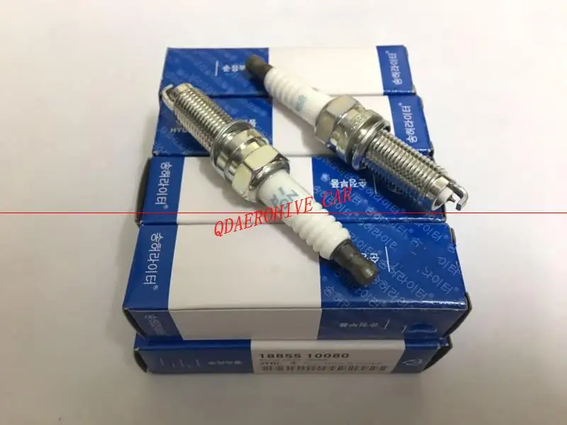 QDAEROHIVE (4 шт./лот) иридиевая Свеча зажигания Оригинал PFR5N 27410 37100 для Hyundai Elantra/Accent/ Tucson