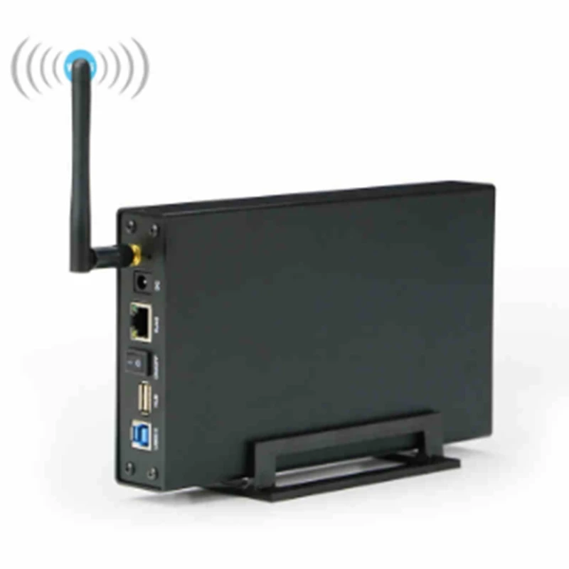 BS-U35WF беспроводной Hdd Box-черные устройства хранения 6 ТБ 2," 3,5" SATA HDD/SSD корпус Nas LAN поделиться RJ45 Ethernet беспроводные устройства