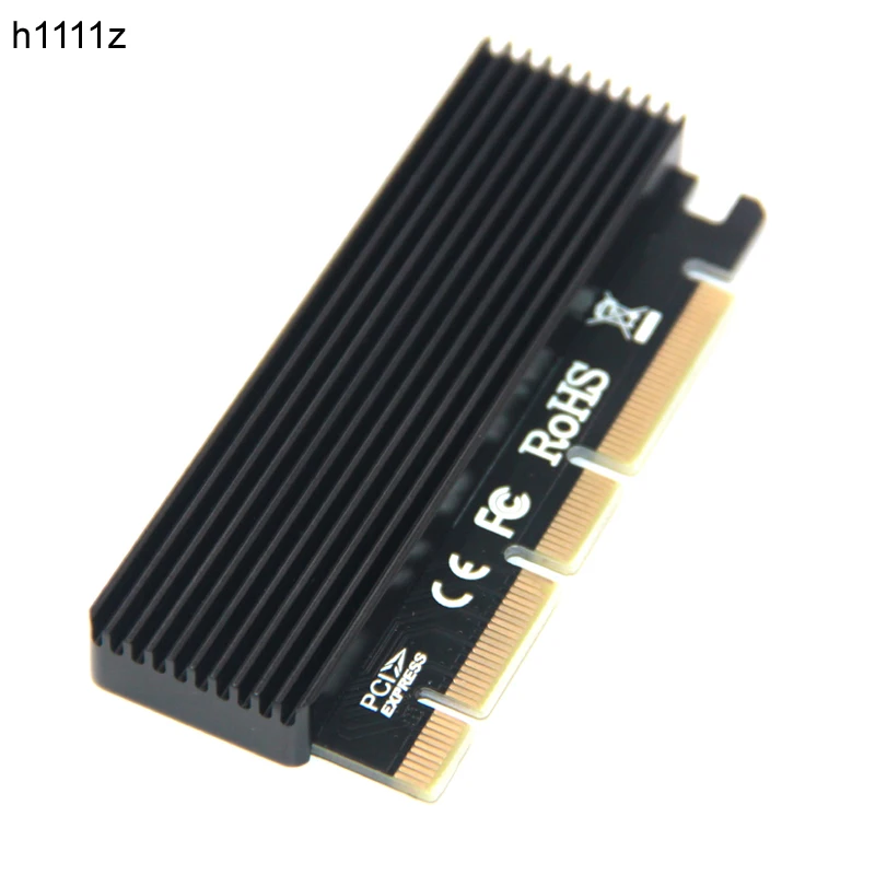 Черный алюминиевый чехол для жесткого диска M.2 SSD PCIE Adapter PCI Express X4 X8 X16 NVME M2 2230 2242 2260