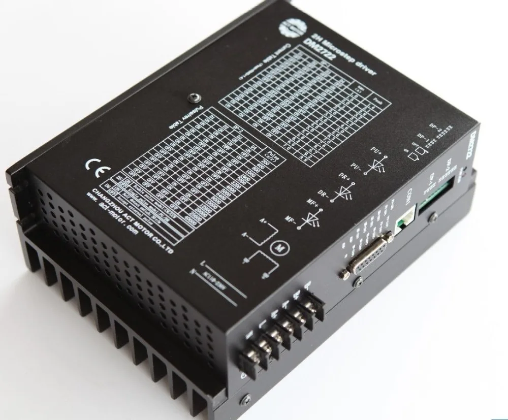 

Top Quality! ACT Stepper Motor Driver DM2722 220V 7A 667Microsteps for Nema42 Stepper Motor CNC Router Mill Engraving Printer
