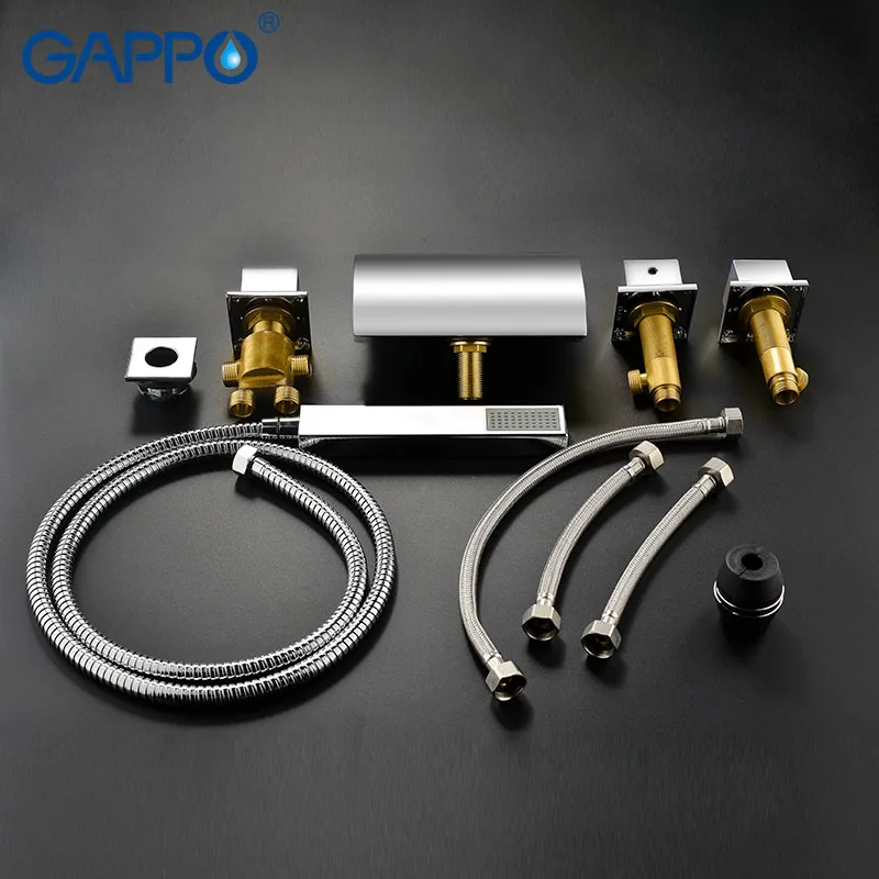 GAPPO Bathtub Faucets bathroom bathtub faucet taps waterfall shower bath mixer set head | Обустройство дома