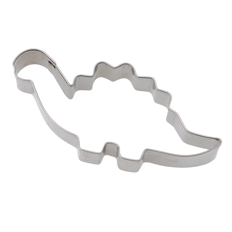 4Pcs/Set Silver Stainless Steel Dinosaur Animal Fondant Cake Cookie Biscuit Cutter Decorating Mould Pastry Baking Tools | Дом и сад