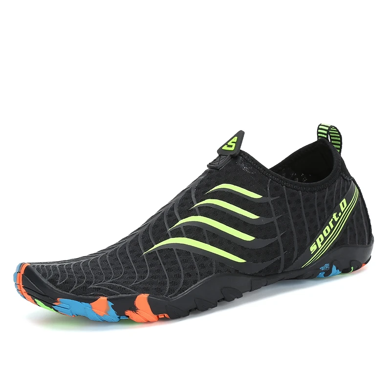 Aqua Shoes/Летняя водонепроницаемая обувь Мужские дышащие кроссовки пляжные