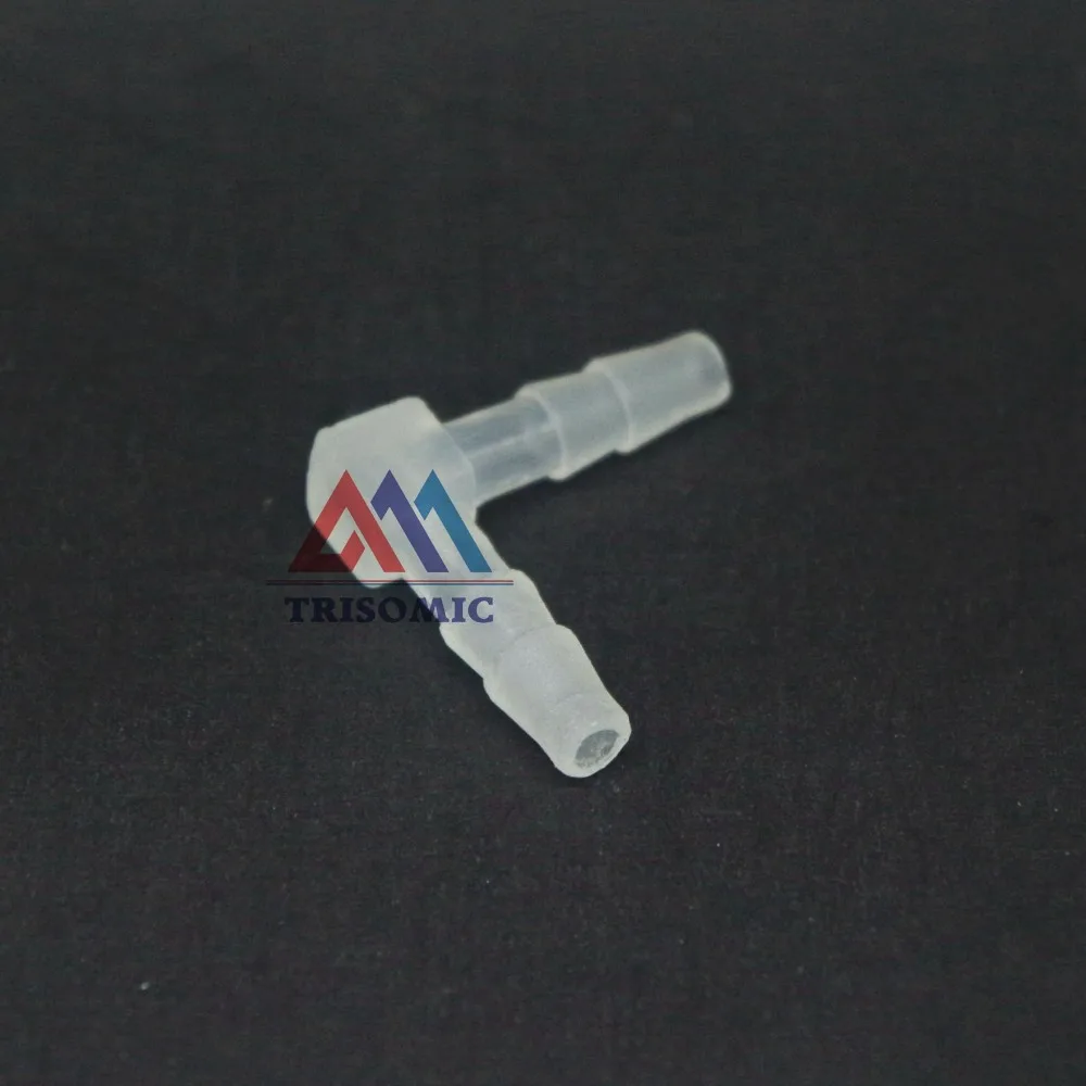 12 шт. 4 мм соединитель для фиксации локоть равная трубка Столярный материал PP