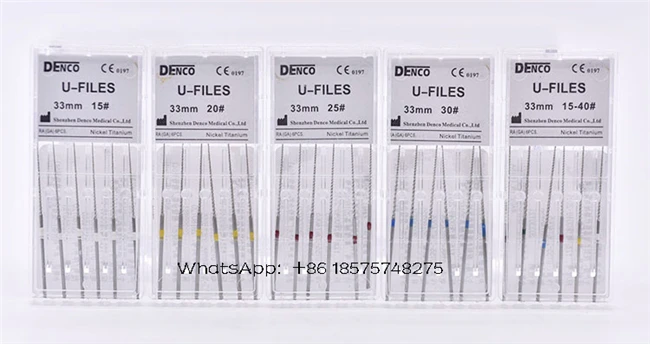 

Scaler U Files Dental Endo Niti Files Endodontic Instruments for Woodpecker Ultrasonic Handpiece