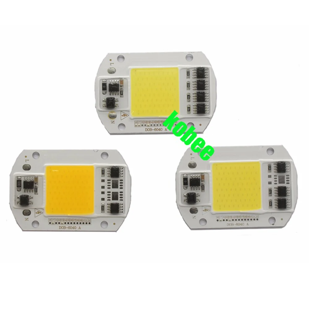 Чип COB для светодиодной лампы 20 Вт 30 50 220 В В|led white chip|led 50w cobspotlight led |