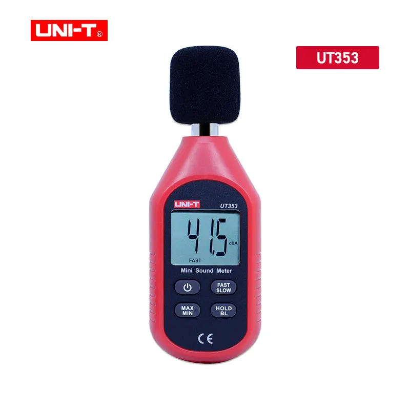 UNI T мини светильник метр Цифровой Люксметр UT333 UT353 UT363 UT383 цифровым термометром и