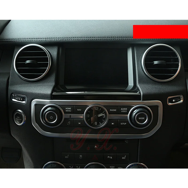 3x наклейки из АБС-пластика для чехлов на рулевое колесо Land rover discovery 4 декоративная