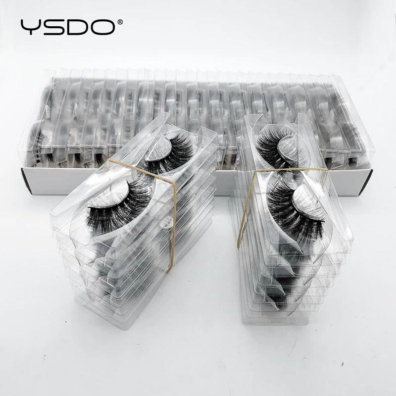 30 пар/упак. 3D норковые ресницы оптом натуральные длинные накладные макияж