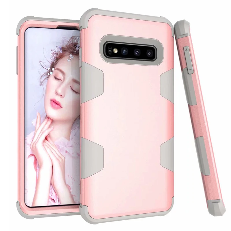 Чехол для телефона для samsung Galaxy S10 S10 Plus чехол s Броня PC задний Чехол ТПУ силикон бампер Note 9 8 S9 S8 чехол противоударный чехол