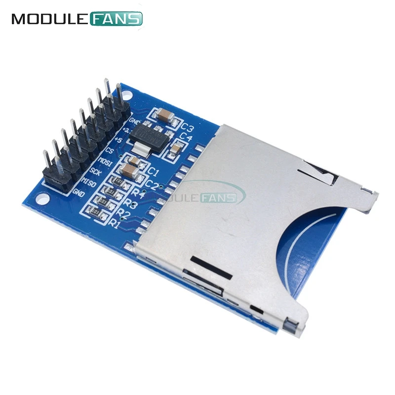 3 V 5V настольная записи Сенсор щит модуль для Arduino SD гнездо карты памяти Читатель ARM