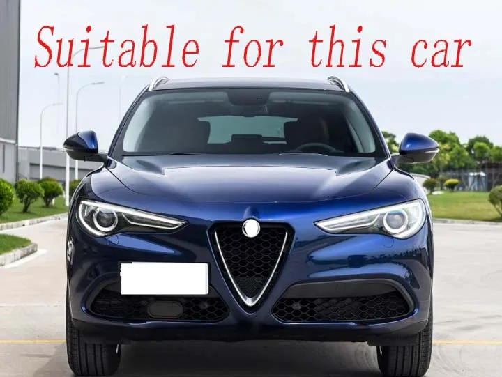 Автомобильные аксессуары для Alfa Romeo Stelvio 2017 2018 стильная головка из углеродного